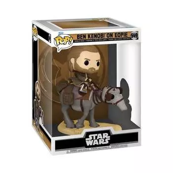 Funko POP! Коллекционная фигурка Делюкс, «Звездные войны», Бен Кеноби на Эопи