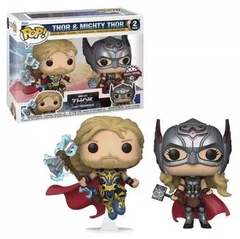 Funko POP! Marvel, Коллекционная фигурка, Тор Могучий Тор, специальное издание, 2 шт.
