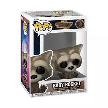 Funko POP! Марвел, коллекционная фигурка, Стражи Галактики, Бэби-Ракета