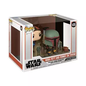 Funko POP! Моменты кино, коллекционная фигурка, Звездные войны, Боба Фетт и Фенек на троне