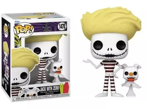 Funko POP! NBX & Buddy 1470 Джек с Зеро (пляж) Джек Скеллингтон