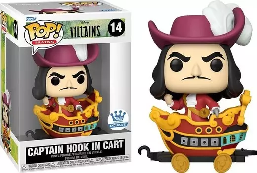 Funko POP Train Disney 14 Капитан Крюк в тележке, специальное издание Funko POP!
