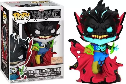 Funko POP Venom 750 Venomized Doctor Strange сияние, специальное издание Funko POP!