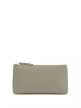 Furla косметичка на молнии, зеленый
