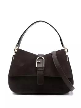 Furla сумка-тоут Flow размера мини, коричневый