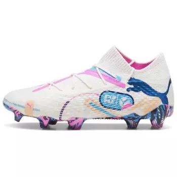 Футбольные бутсы FUTURE 7 ULTIMATE унисекс с низким верхом белого цвета Puma