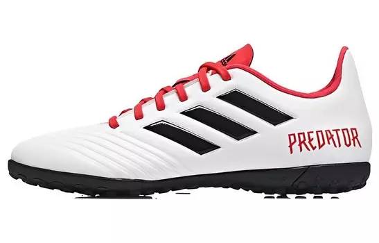 Футбольные бутсы Predator Tango мужские с низким верхом белые/черные/красные Adidas