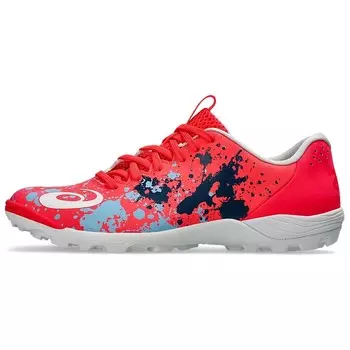 Футбольные бутсы TOQUE 8 унисекс с низким верхом красные и белые Asics