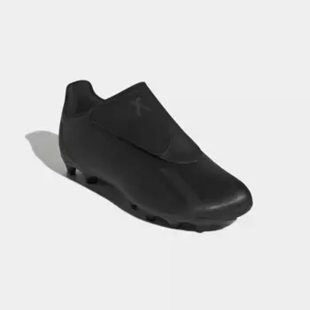 Футбольные кроссовки Adidas Performance "X CRAZYFAST.4 HOOK-AND-LOOP FXG", цвет Core Black / Core Black / Core Black