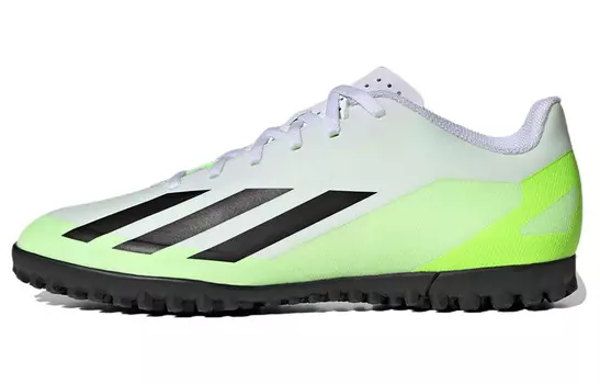 Футбольные кроссовки Adidas X Crazyfast.4 унисекс, белый/зеленый/черный