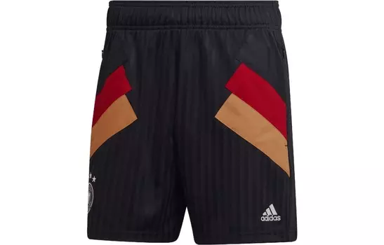 Футбольные шорты мужские черные Adidas, черный