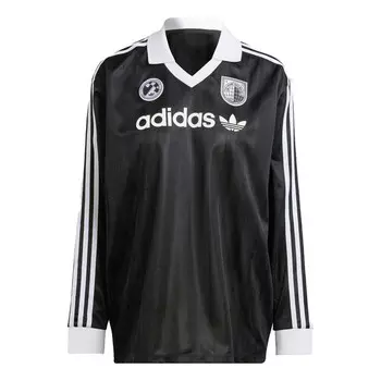 Футбольные Топ с длинным рукавом Adidas, черный