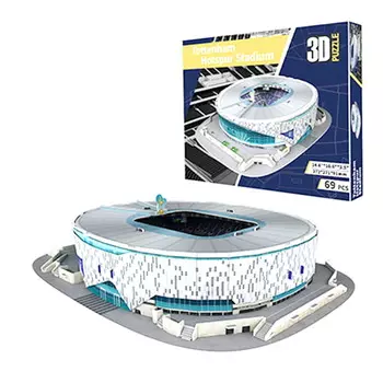Футбольный стадион - TOTTENHAM HOTSPUR - ФК Тоттенхэм Хотспур - 3D пазл 69 деталей HABARRI