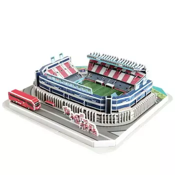 Футбольный стадион - VINCENTE CALDERON - Atlectico Madrid FC - 3D пазл 156 деталей HABARRI