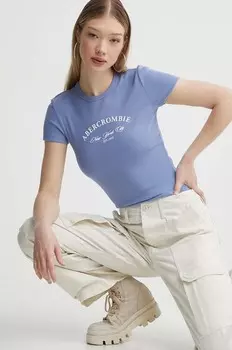 Футболка Abercrombie & Fitch, синий