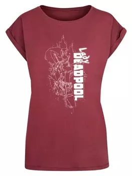 Футболка Absolute Cult s, цвет cherry