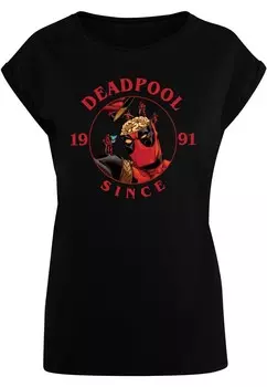 Футболка ABSOLUTE CULT Shirt Deadpool - Brain Damage, черный