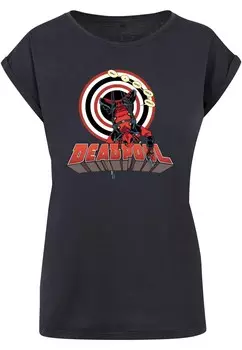 Футболка ABSOLUTE CULT Shirt Deadpool - Upside Down, темно-синий