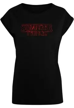 Футболка ABSOLUTE CULT Shirt Stranger Things - Glow, черный