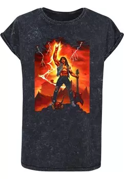 Футболка ABSOLUTE CULT Shirt Stranger Things - Hell Guitar, черный