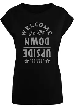 Футболка ABSOLUTE CULT Shirt Stranger Things - Welcome To Upside Down, черный