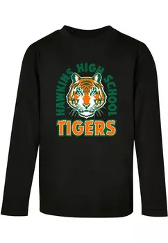 Футболка ABSOLUTE CULT Stranger Things - Hawkins Arch Tiger, черный