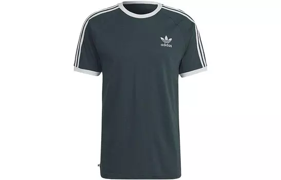 Футболка Adicolor мужская павлинье-зеленая Adidas Originals, зеленый