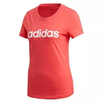 Футболка adidas Essentials Linear Slim, розовый