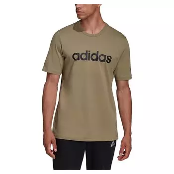 Футболка adidas Linear SJ, коричневый