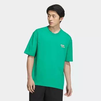 Футболка Adidas Seebin Graphic Embroidery, зеленый
