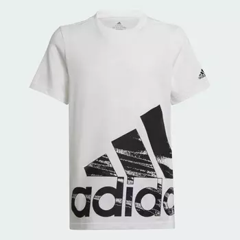 Футболка Adidas Training Logo, белый/черный