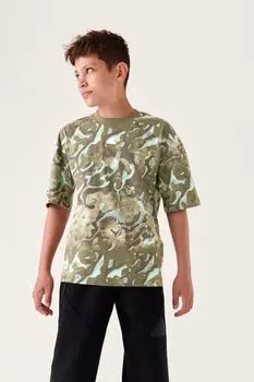 Футболка adidas, зеленый