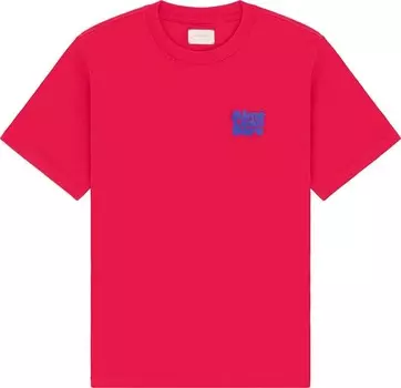 Футболка Aim Leon Dore Stacked Logo 'Virtual Pink', красный