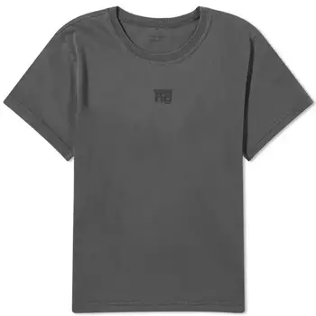 Футболка Alexander Wang Essential Logo, серый