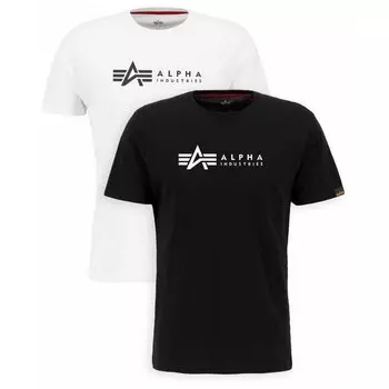 Футболка Alpha Industries Alpha Label, белый