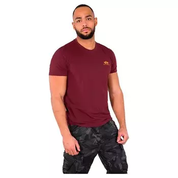 Футболка Alpha Industries Basic Small Logo, красный