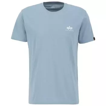 Футболка Alpha Industries Basic Small Logo, синий