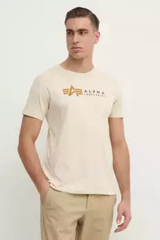 Футболка Alpha Industries, бежевый