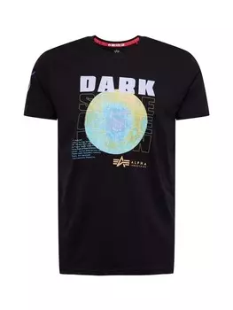 Футболка ALPHA INDUSTRIES Dark Side, черный