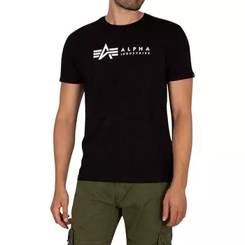 Футболка Alpha Industries Label 2 Pack, черный