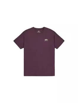 Футболка ALPHA INDUSTRIES Regular fit, фиолетовый