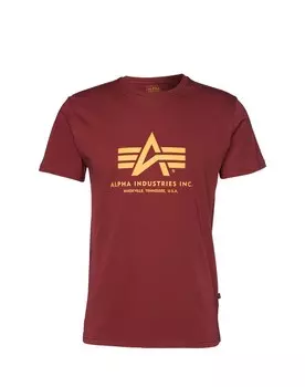 Футболка Alpha Industries, темно-красный
