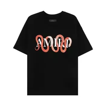 Футболка Amiri Snake Tee Black, черный