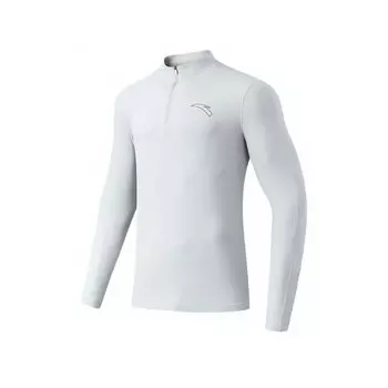 Футболка Anta Running Half Zip, серый