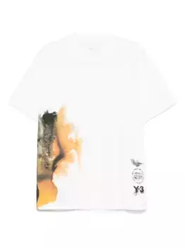 Футболка АОП Y-3, белый
