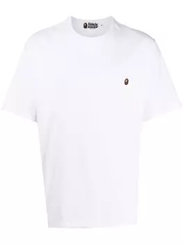 Футболка Ape Head A BATHING APE, белый