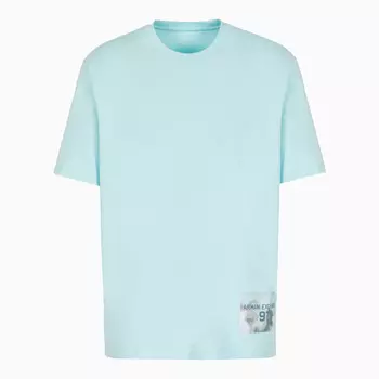 Футболка Armani Exchange Regular Fit, голубой