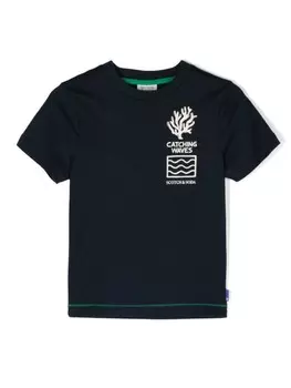 Футболка Artwork Scotch & Soda, синий