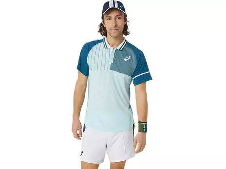 Футболка Asics MEN MATCH POLO-SHIRT, аквамарин