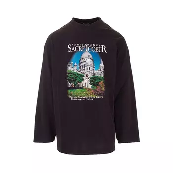 Футболка Balenciaga Sacre Coeur, чёрный